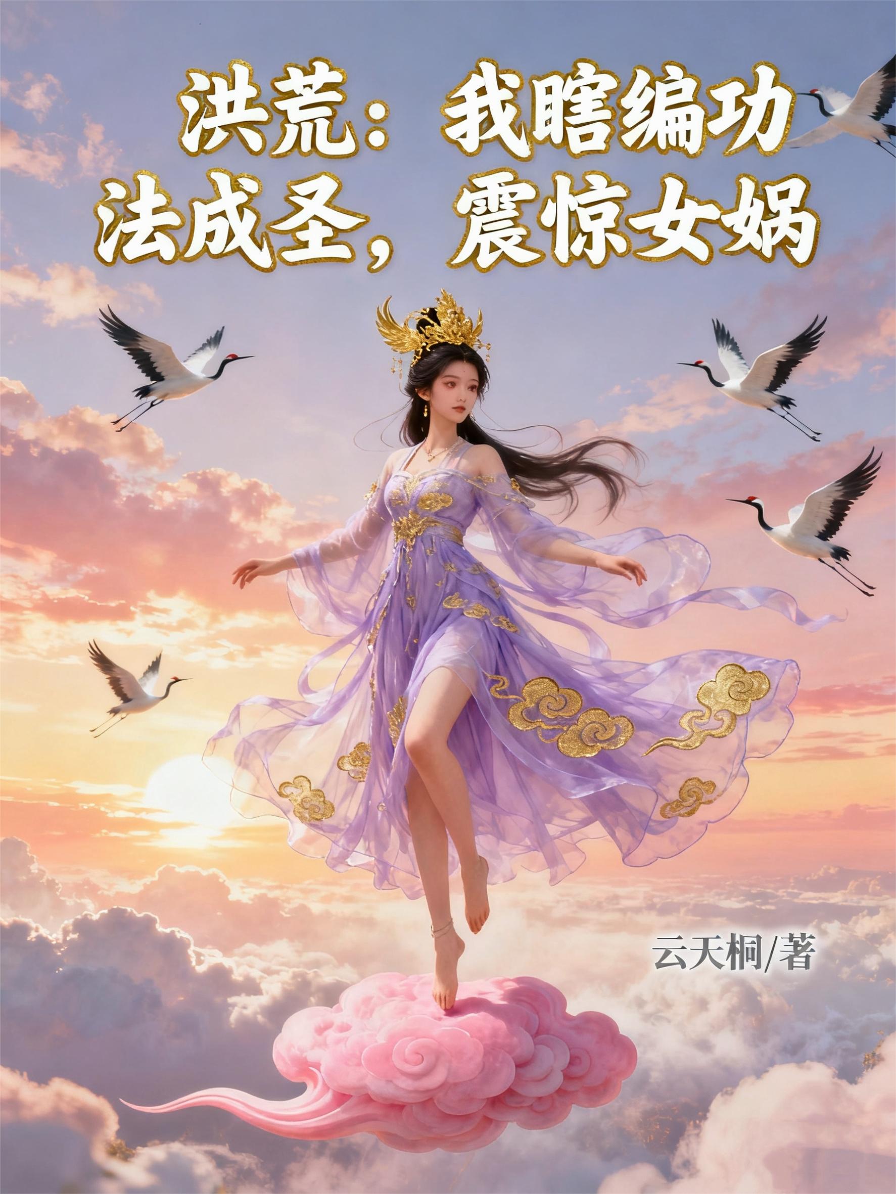 洪荒:我瞎编功法成圣,震惊女娲