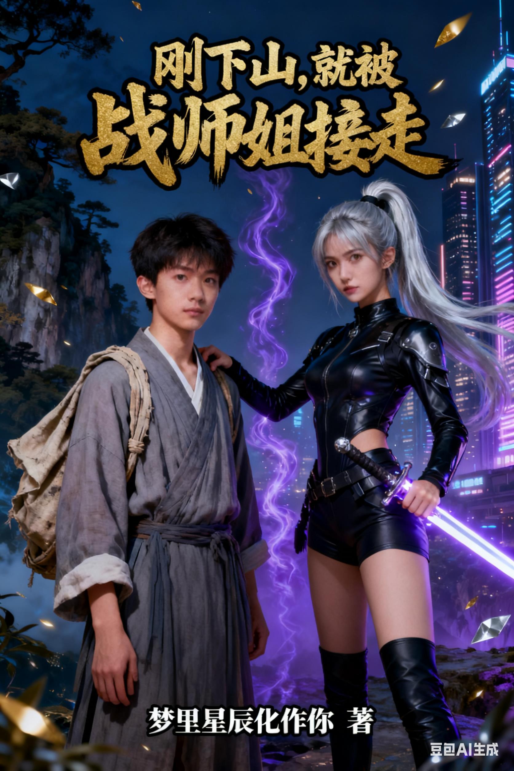 刚下山,就被战神师姐接走